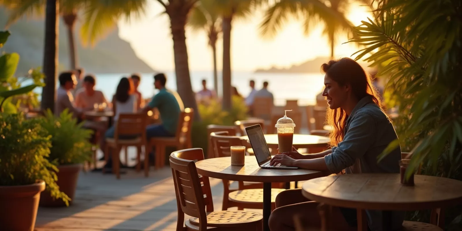 Cafés Ideales para Nómadas Digitales en el Paraíso